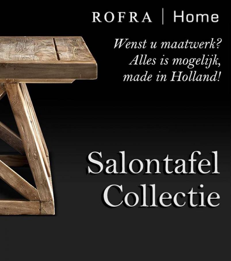 SALONTAFELS COLLECTIE . Rofra Home. Week 4 (2021-02-28-2021-02-28)