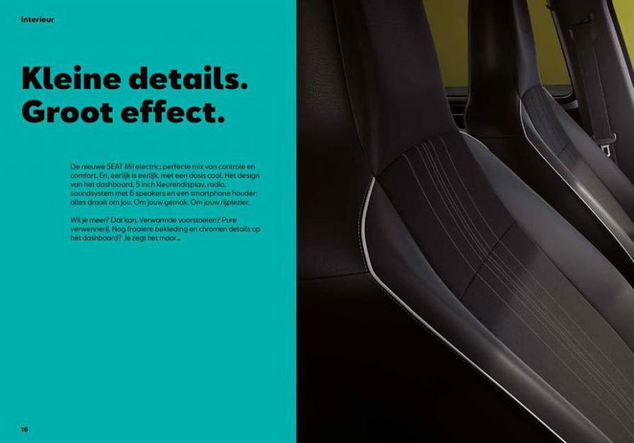   SEAT Mii electric Brochure . Page 16