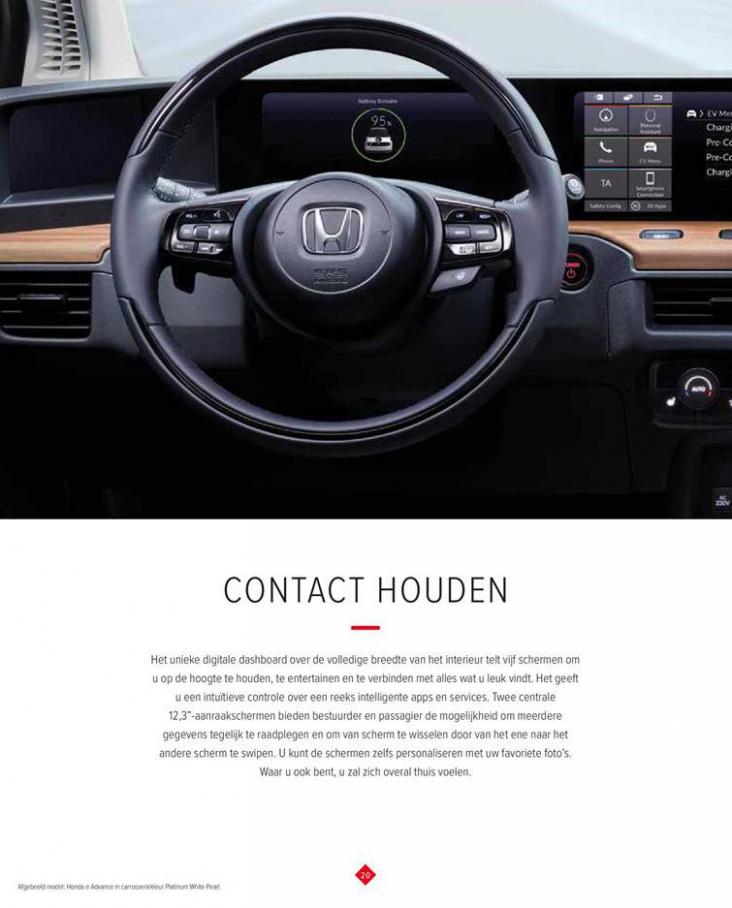  Honda e Brochure . Page 20
