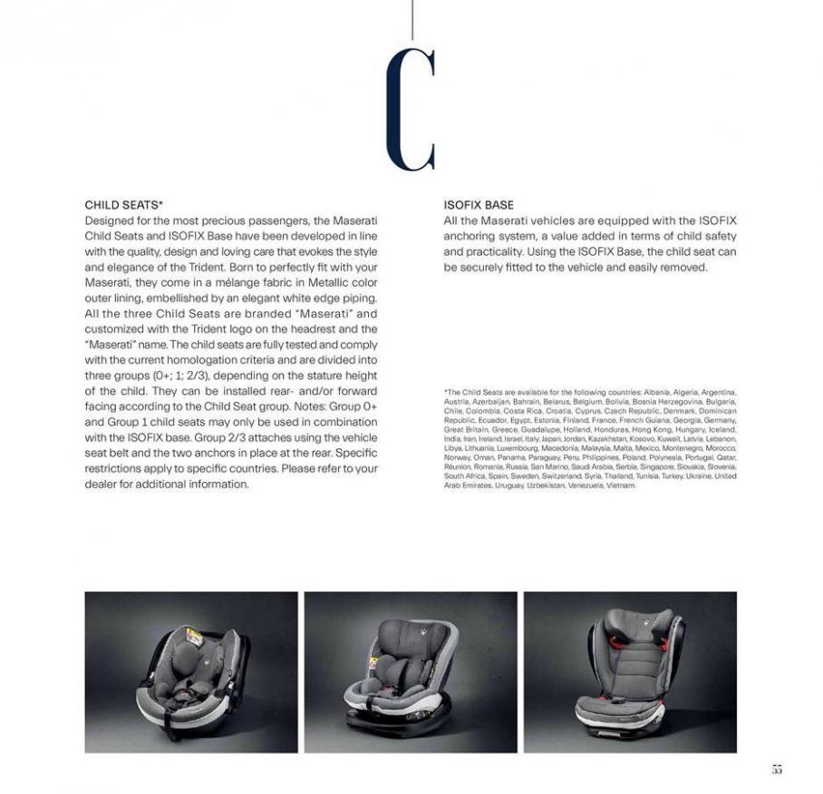  Quattroporte Genuine Accessories Brochure . Page 55