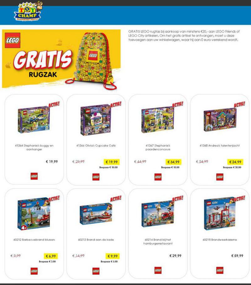  GRATIS LEGO rugtas bij aankoop van minstens €20,- aan LEGO Friends of LEGO City artikelen . Page 2
