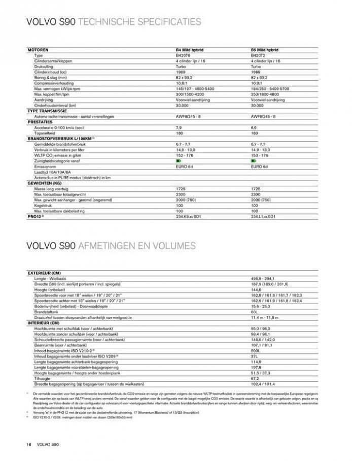  VOLVO S90 . Page 18