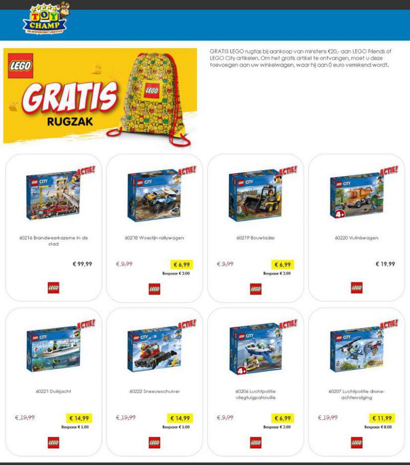  GRATIS LEGO rugtas bij aankoop van minstens €20,- aan LEGO Friends of LEGO City artikelen . Page 3
