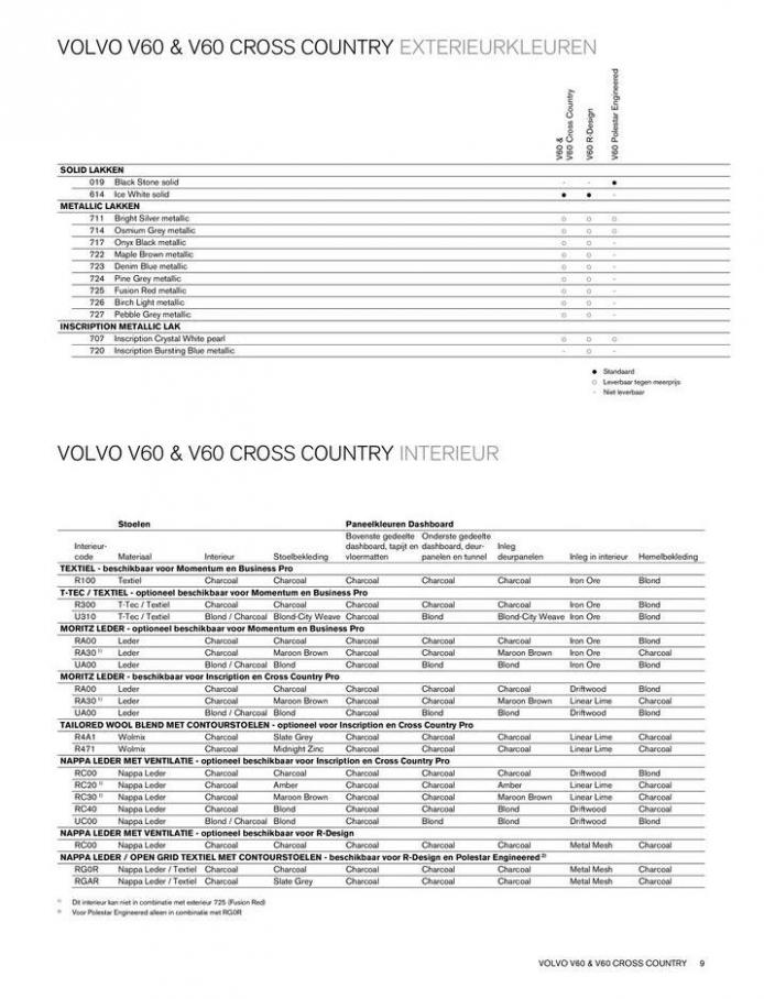  VOLVO V60 & V60 CROSS COUNTRY . Page 9