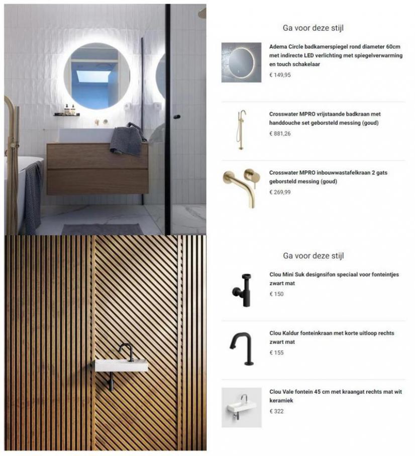  Moderne badkamer . Page 2. Sanitairwinkel