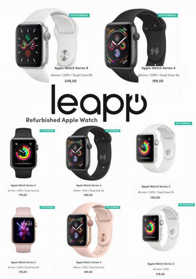 Refurbished Apple Watch . Leapp. Week 13 (2021-04-30-2021-04-30)