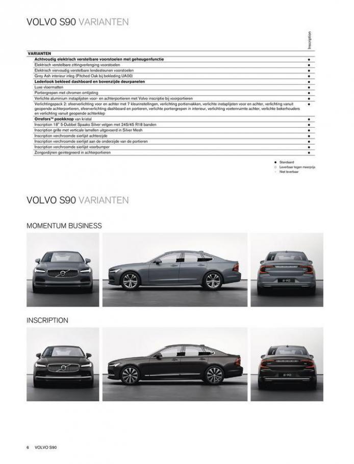  VOLVO S90 . Page 6