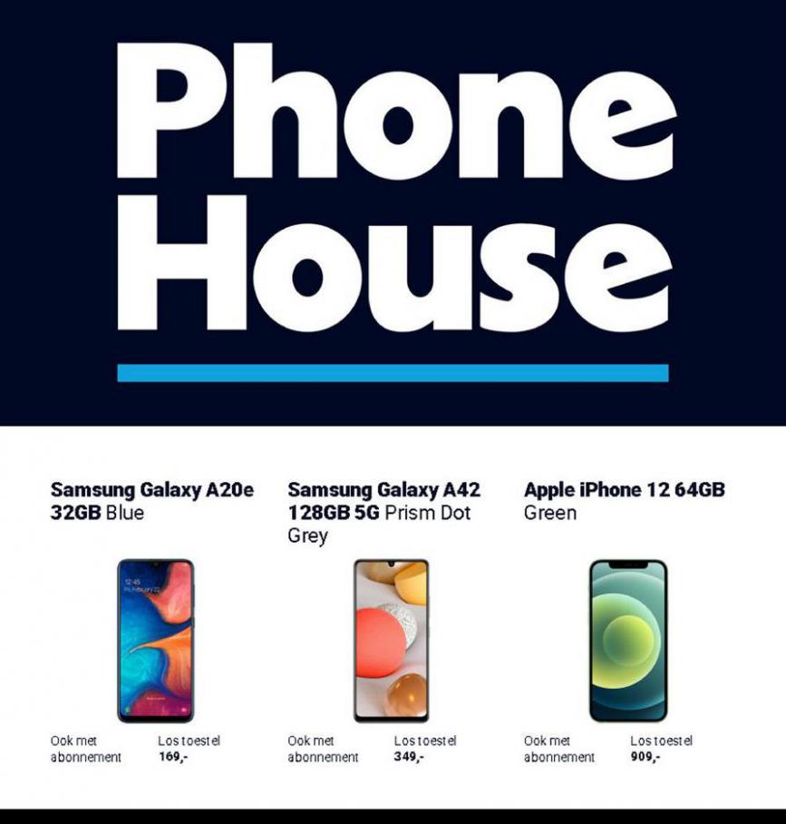 Top 10 telefoons . Phone House. Week 11 (2021-04-12-2021-04-12)
