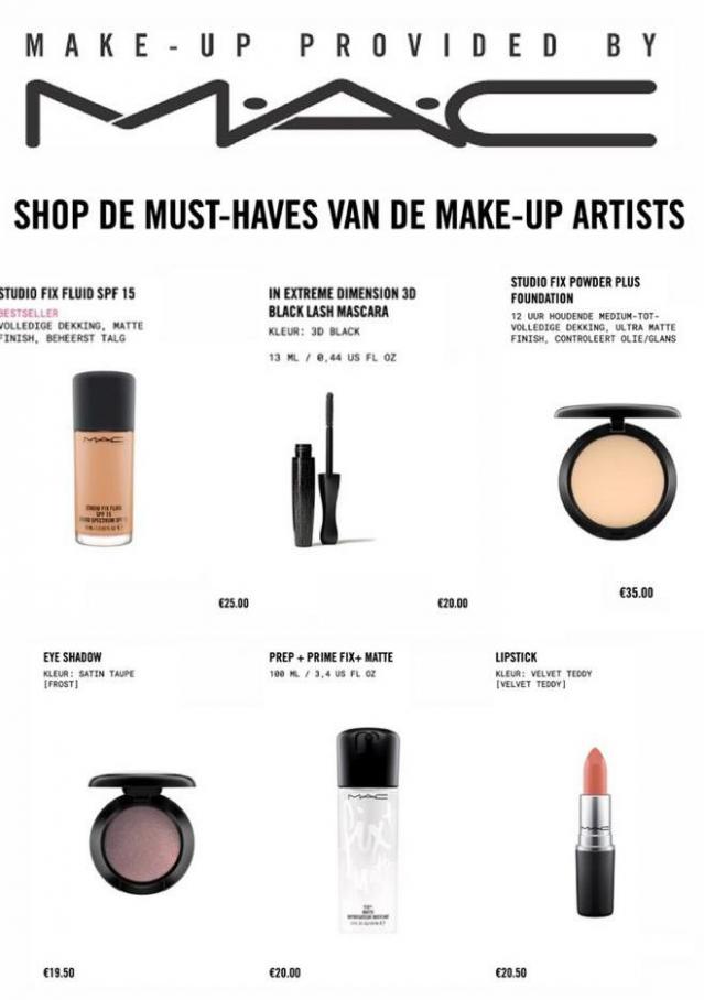 MUST-HAVES VAN DE MAKE-UP ARTISTS . Mac cosmetics. Week 11 (2021-04-10-2021-04-10)