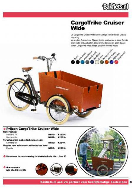  Brochure . Page 23. Bakfiets