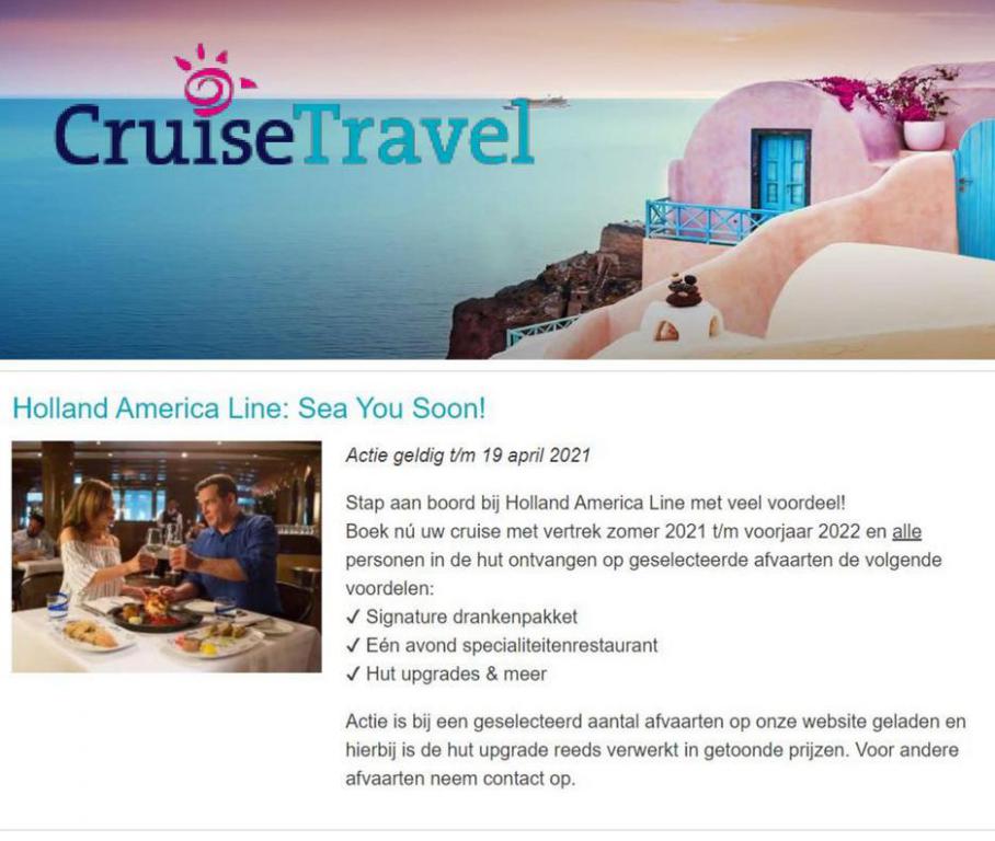 Acties . Cruise Travel. Week 14 (2021-04-30-2021-04-30)
