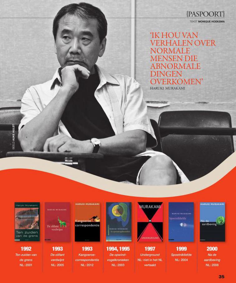  Libris - Vol van Boeken Murakami 2021 . Page 35