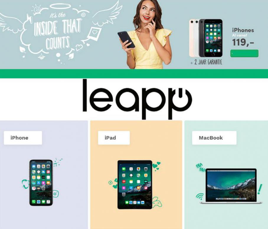 Refurbished Apple producten . Leapp. Week 22 (2021-06-14-2021-06-14)