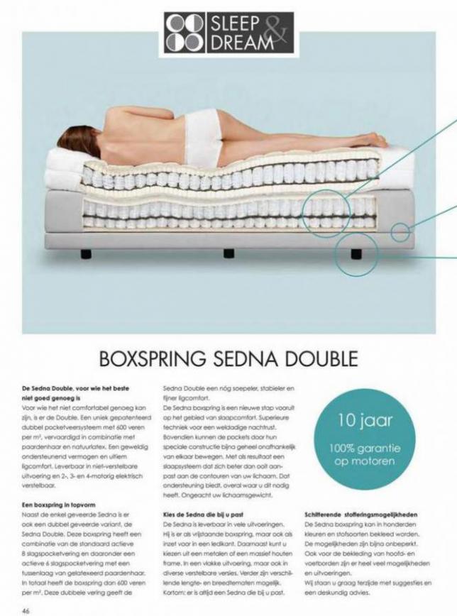 Magazine over goed en gezond slapen. Page 46