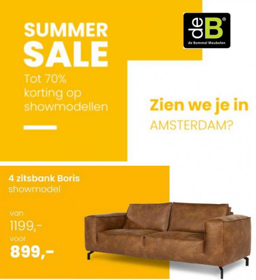 Summer Sale: tot 70% korting op showmodellen. De Bommel Meubelen. Week 30 (2021-08-02-2021-08-02)