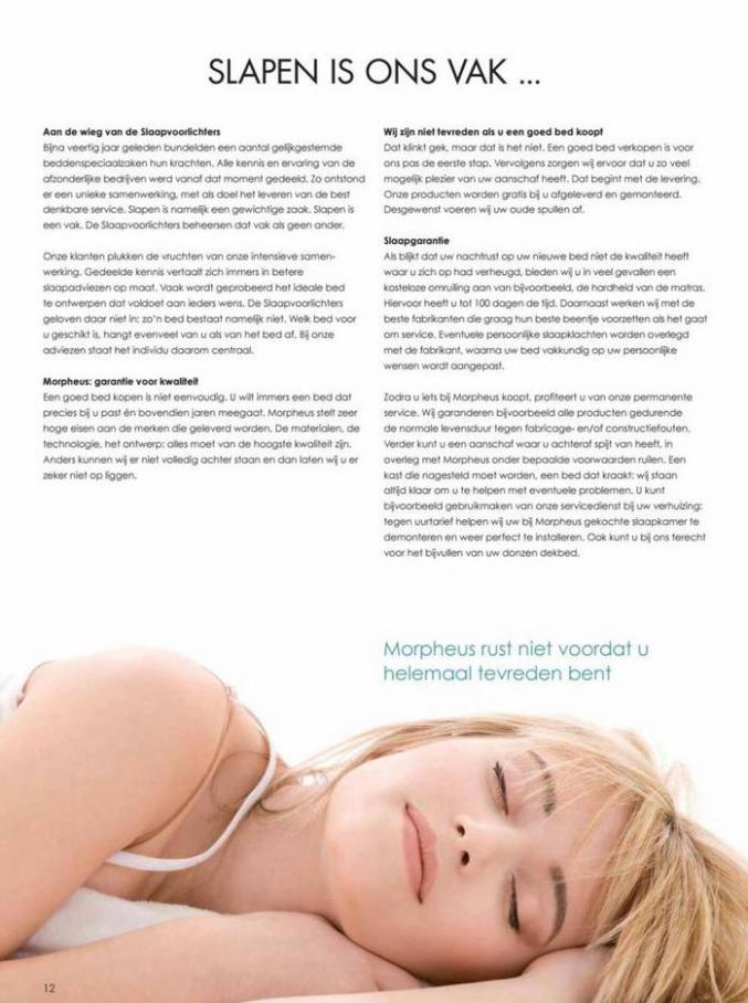 Magazine over goed en gezond slapen. Page 12