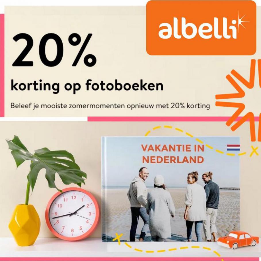 20% korting. Albelli. Week 33 (2021-08-31-2021-08-31)