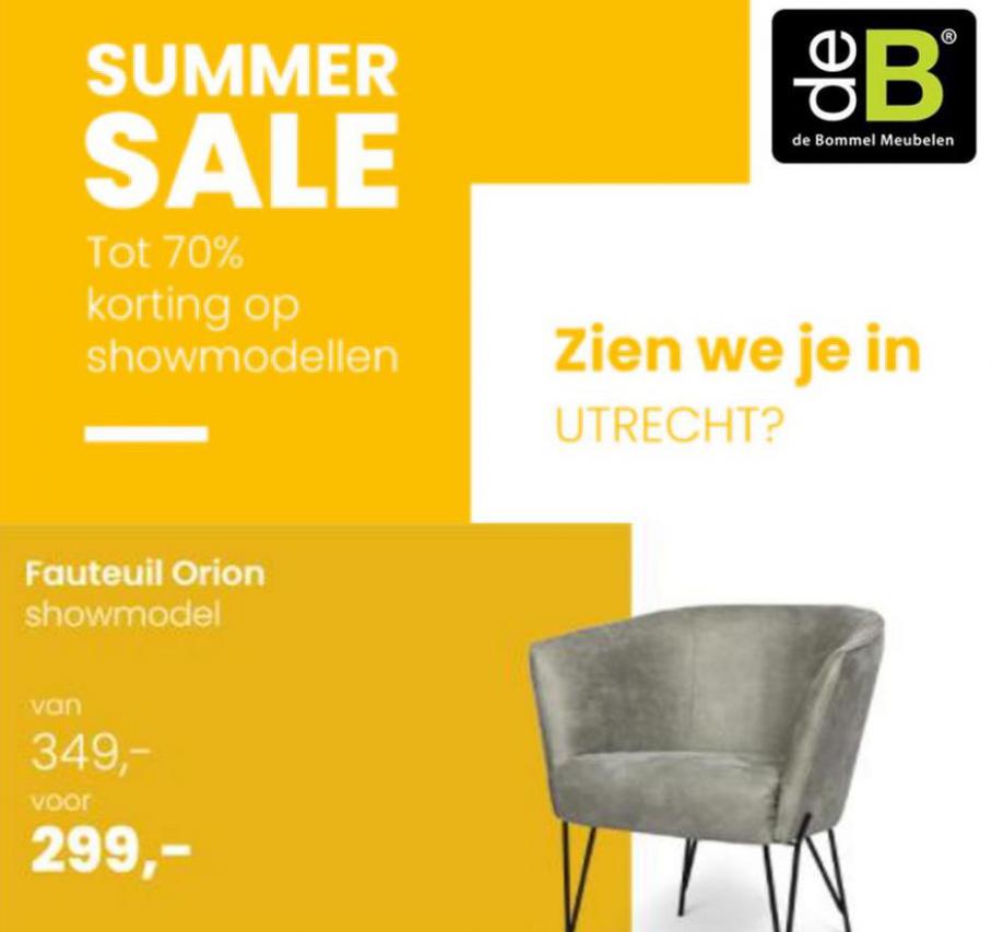 Summer Sale. De Bommel Meubelen. Week 31 (2021-08-13-2021-08-13)