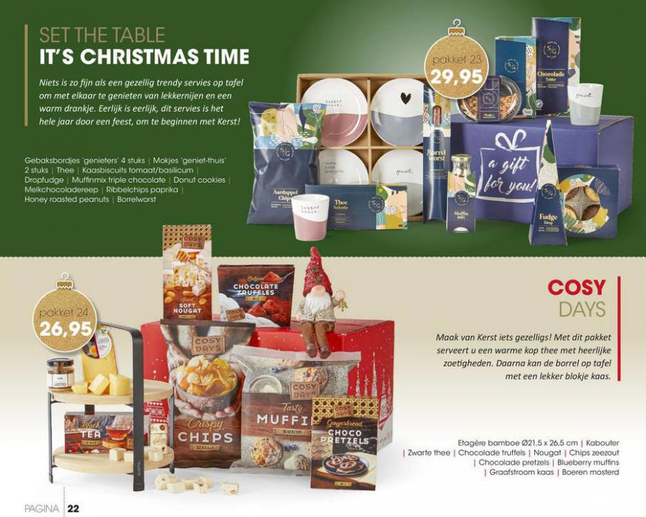 Kerstpakketten brochure 2021. Page 22