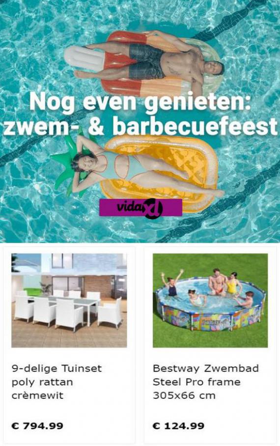 Zwem- en barbecuefeest. Vida XL. Week 32 (2021-08-20-2021-08-20)