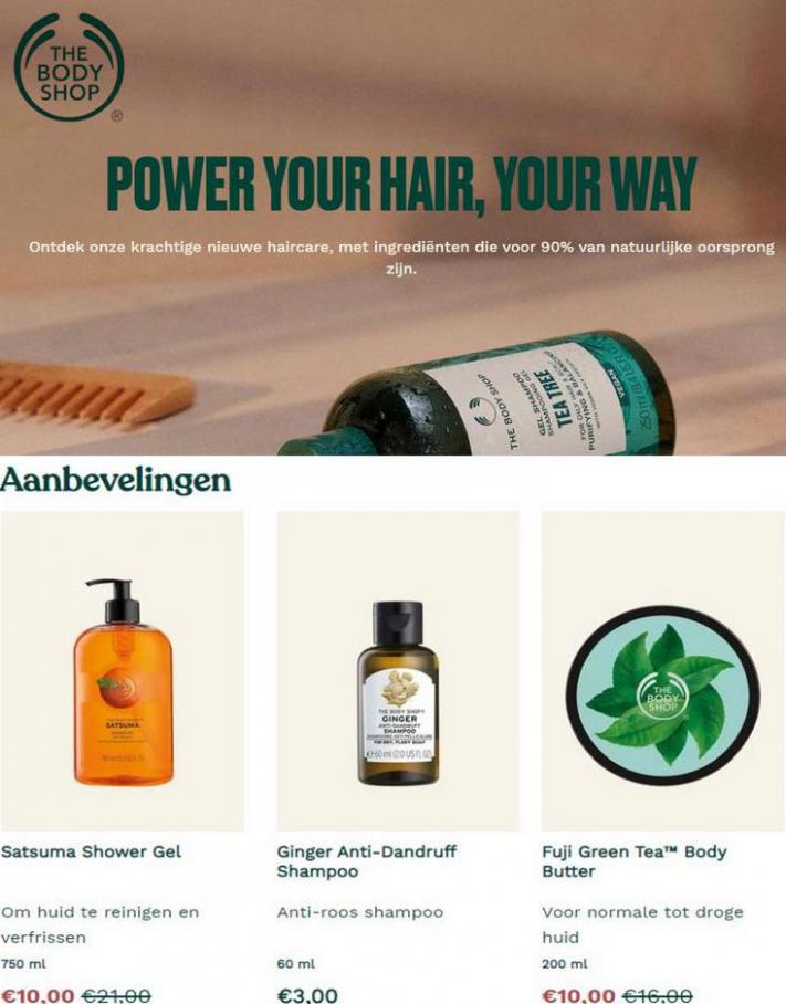 Power your hair, your way. The Body Shop. Week 33 (2021-08-31-2021-08-31)