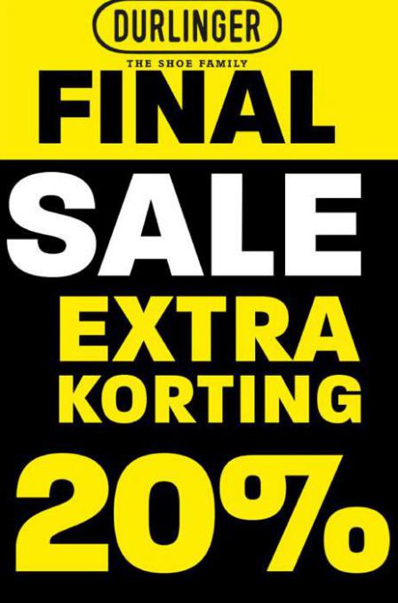 Final Sale. Durlinger Schoenen. Week 34 (2021-08-31-2021-08-31)