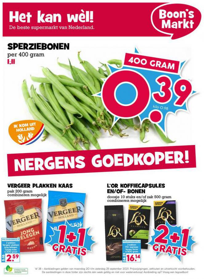 Nergens Goedkoper!. Boon's Markt. Week 38 (2021-09-25-2021-09-25)