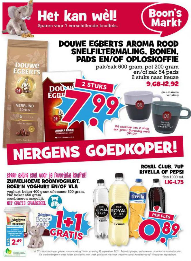 Het kan wèl! Nergens Goedkoper!. Boon's Markt. Week 37 (2021-09-18-2021-09-18)