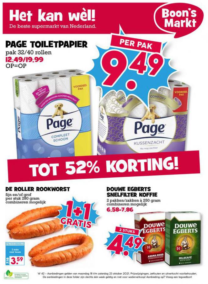 Tot 52% korting!. Boon's Markt. Week 41 (2021-10-23-2021-10-23)