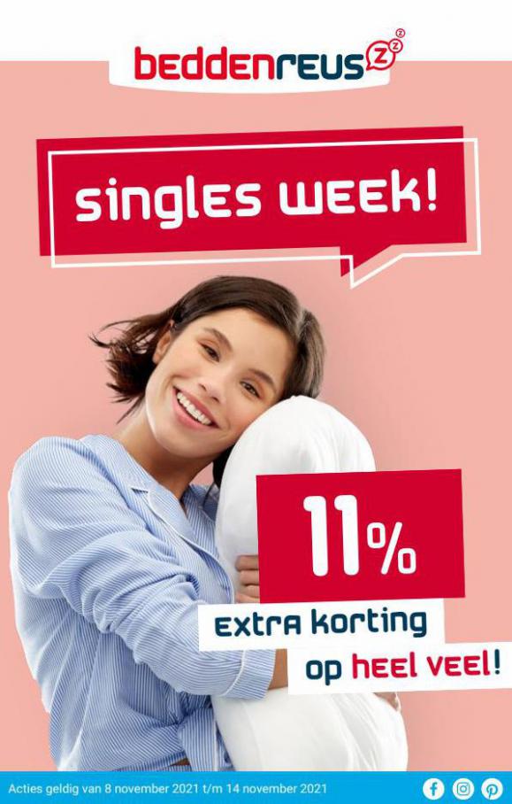 Singles Week!. Beddenreus. Week 45 (2021-11-14-2021-11-14)