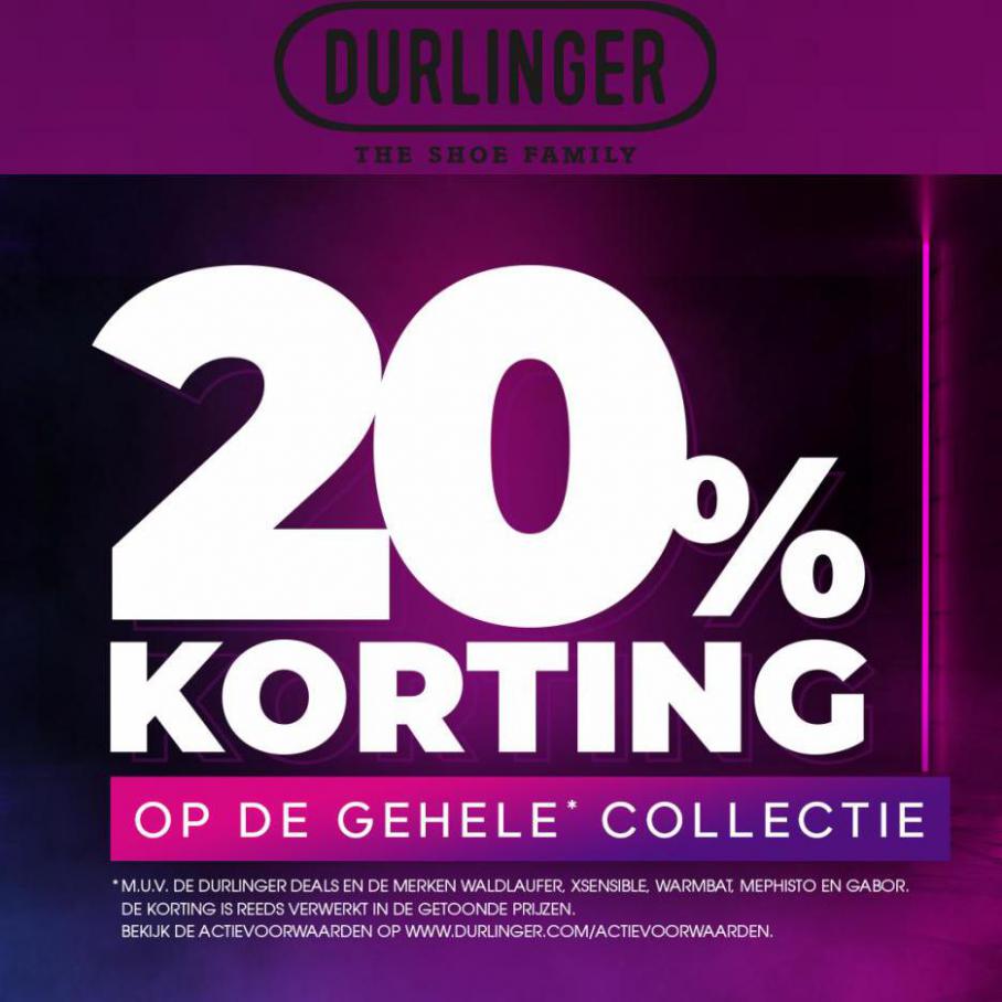Durlinger 20% Korting. Durlinger Schoenen. Week 47 (2021-11-30-2021-11-30)