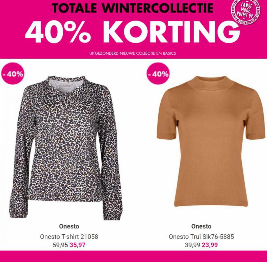 Totale Wintercollectie 40% korting. Page 9