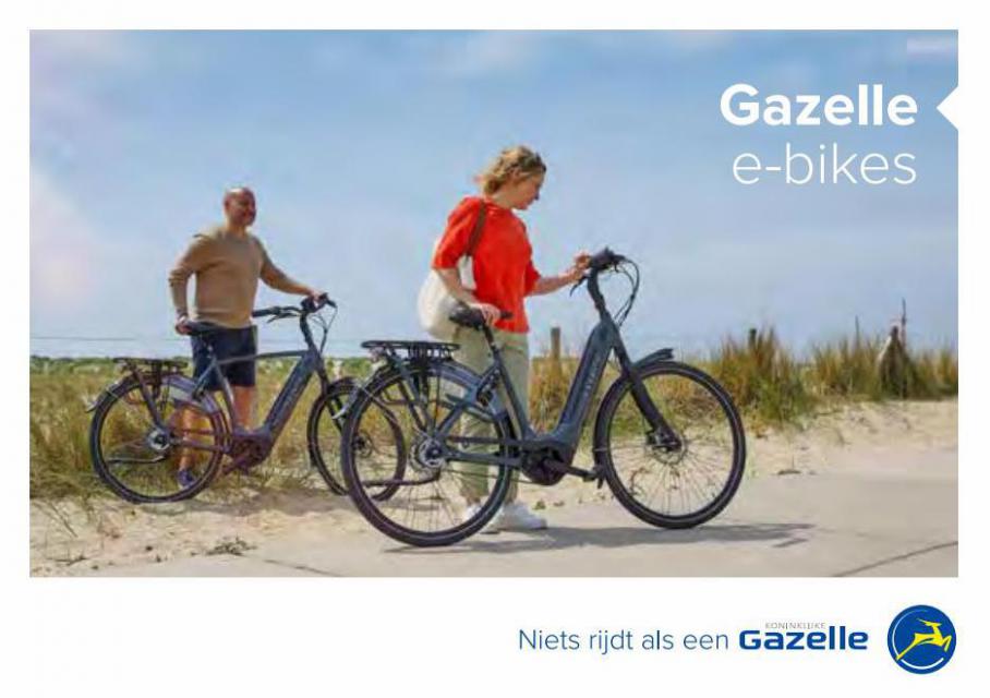 Gazelle brochure elektrische fietsen. Page 1
