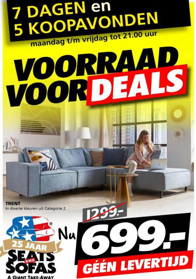 Voorraad Deals. Seats and Sofas. Week 5 (2022-02-20-2022-02-20)