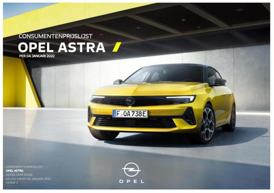 Astra Prijslijst. Opel. Week 3 (2022-01-31-2022-01-31)
