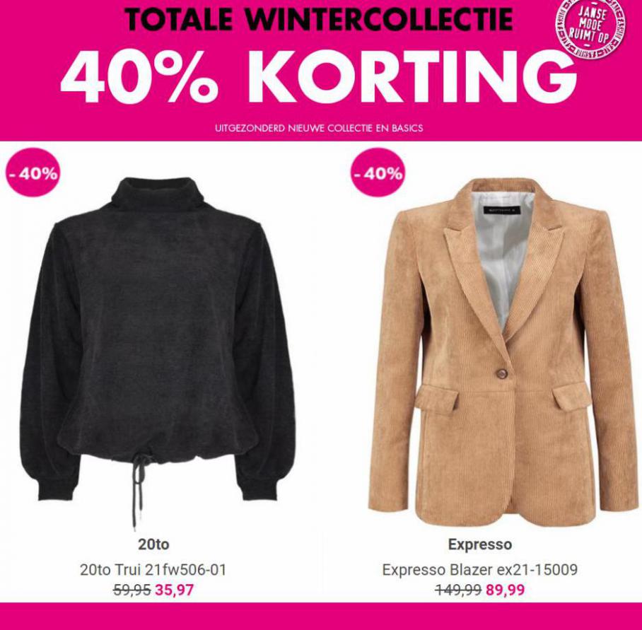 Totale Wintercollectie 40% korting. Page 5
