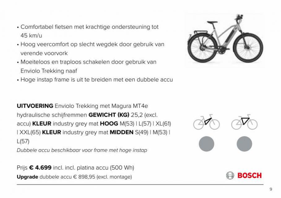 Gazelle brochure elektrische fietsen. Page 9