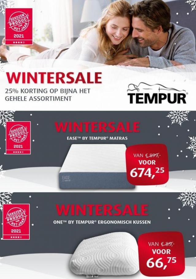 Winter Sale tot 25% korting. Tempur. Week 2 (2022-01-31-2022-01-31)