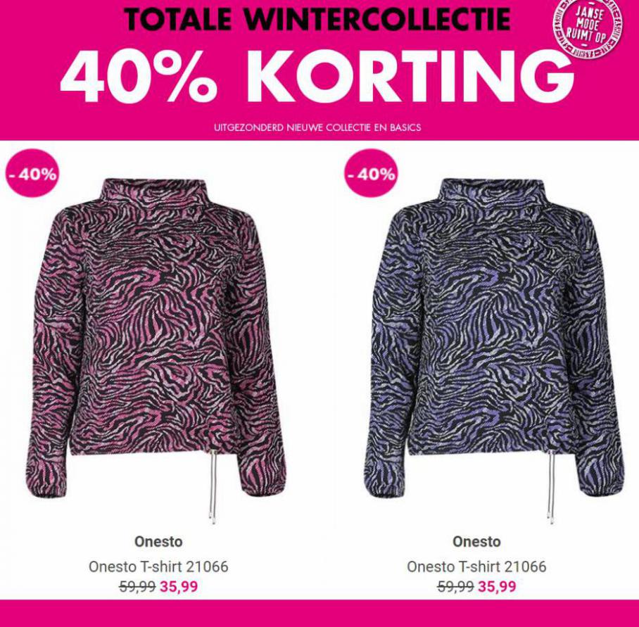 Totale Wintercollectie 40% korting. Page 3