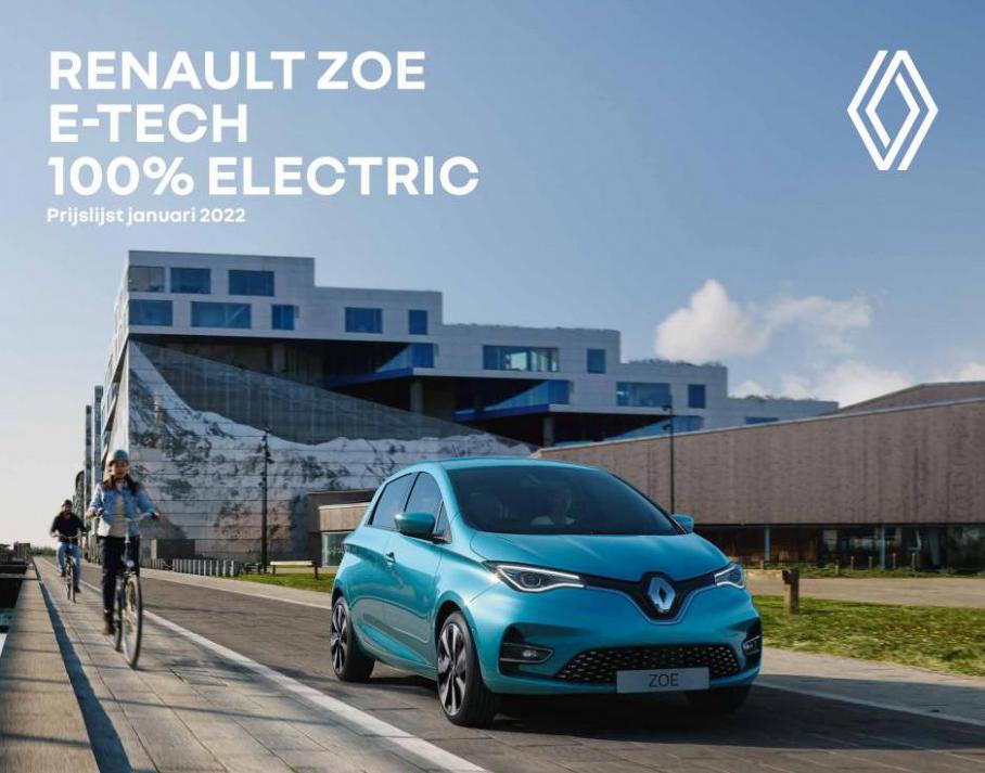 Zoe E-Tech Prijslijst. Renault. Week 3 (2022-01-31-2022-01-31)
