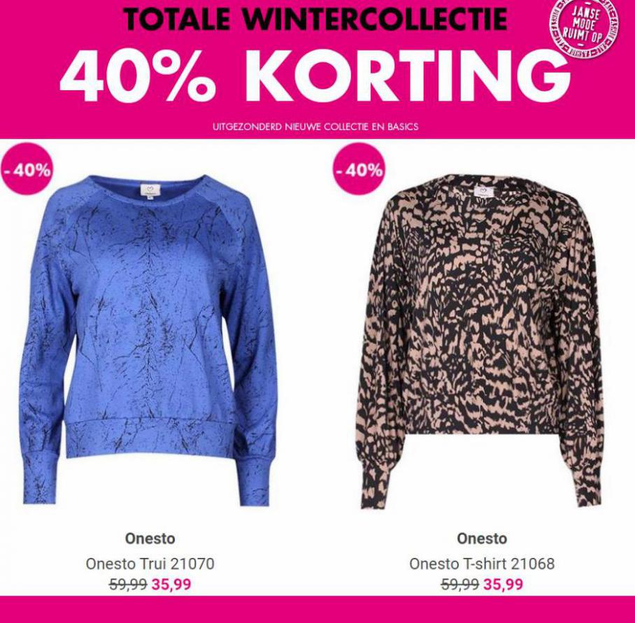 Totale Wintercollectie 40% korting. Page 2