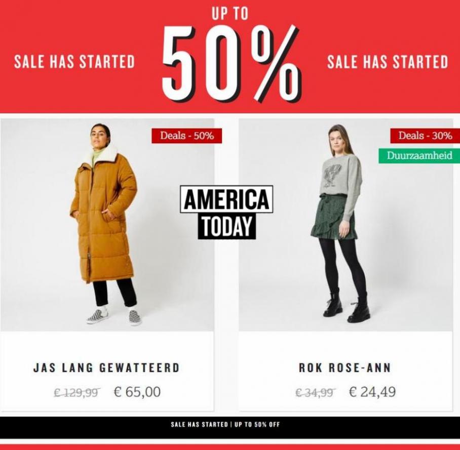 Sale has started Up To 50% Off. America Today. Week 1 (2022-01-19-2022-01-19)