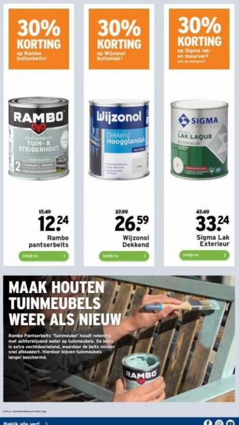 25% KORTING op alle tuinmeubelen. Page 11