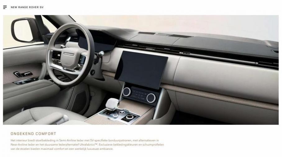 NEW RANGE ROVER SV. Page 5