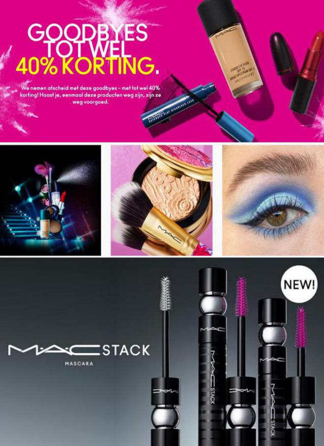 Goodbyes Tot wel 40% korting. Mac cosmetics. Week 10 (2022-03-20-2022-03-20)