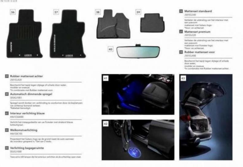 Forester Accessoires. Page 12
