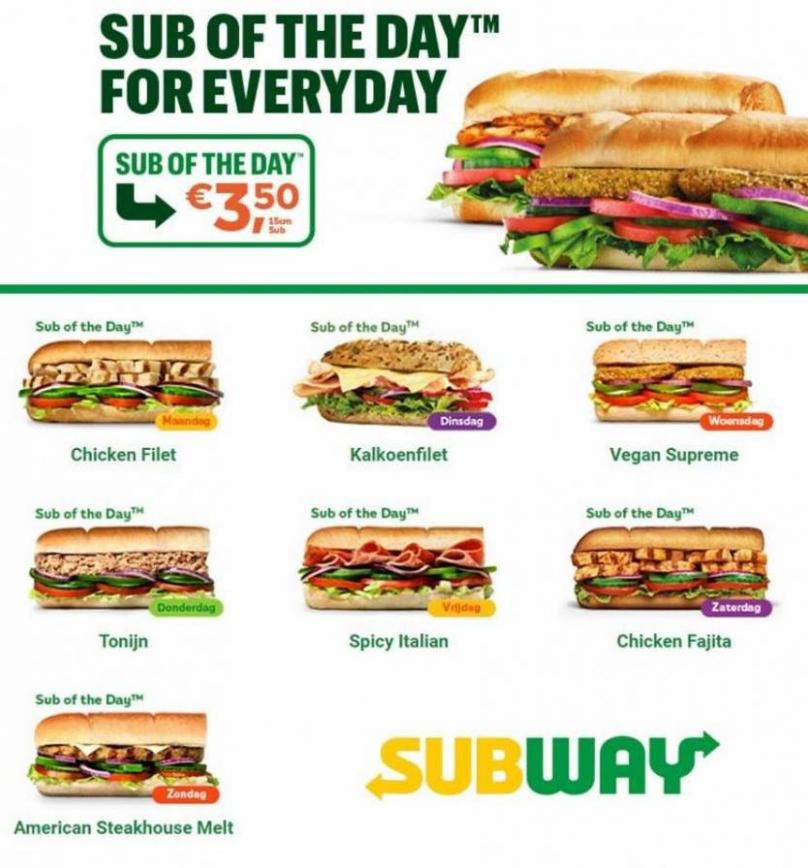 Sub of the Day. Subway. Week 11 (2022-03-31-2022-03-31)