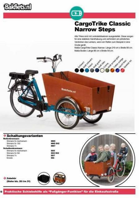 Bakfiets.nl Brochure 2022. Page 10. Bakfiets
