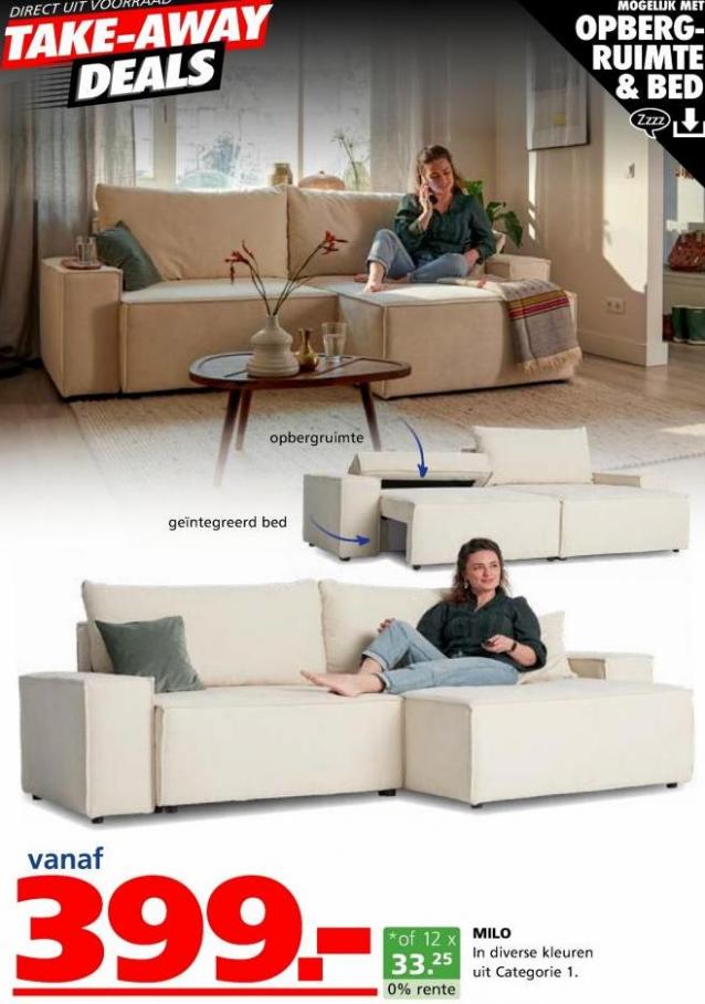 Take-Away Deals Seats and Sofas. Page 30