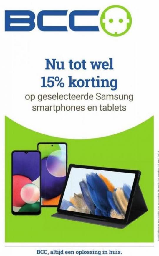 Tot wel 15% korting BCC. Page 1